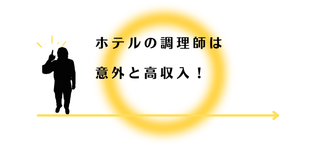 ホテル調理師が高収入なことを解説する男性アドバイザー